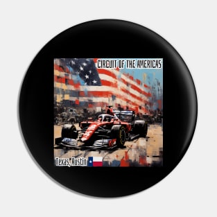 Circuit of the Americas, Austin GP, Texas, formula 1, USA grand prix Pin