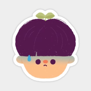 Sad Plant Boy Magnet