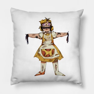 Withered Chica Gijinka Transparent Pillow