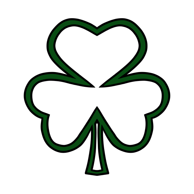 DARK Green Shamrock by SartorisArt1