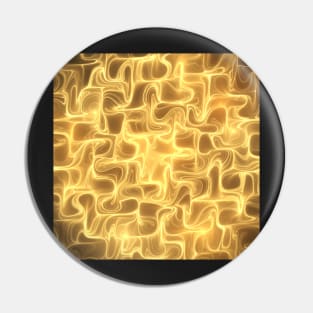 Golden waves Pin