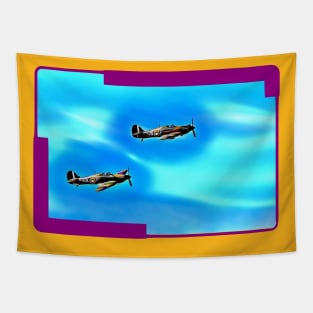 Fighter Aircraft Tapestry