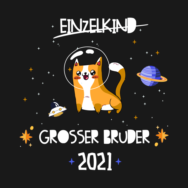 Großer Bruder 2021 Astronauten Katze Planeten by alpmedia