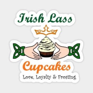 Irish Lass Cupcakes Merch- Full Logo Magnet