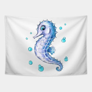 Adorable Seahorse Tapestry