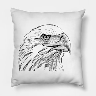 Eagle, symbol of freedom and power Pillow