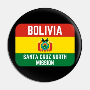 Bolivia Santa Cruz North Mission LDS Mormon Missionary Pin