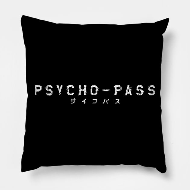 Psycho Pass Kanji Pillow by huckblade