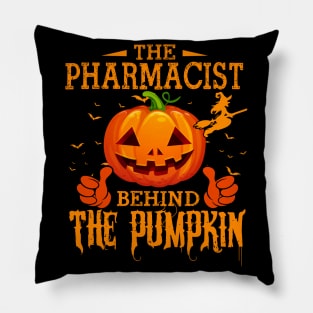 Mens The CHEF Behind The Pumpkin T shirt Funny Halloween T Shirt_PHARMACIST Pillow