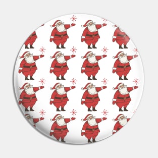 Snowflake Santa Pin