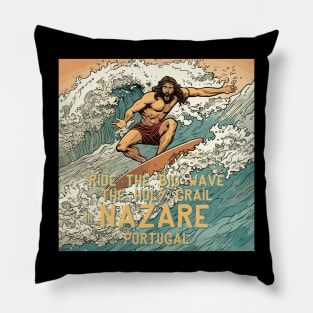 Nazare Portugal Pillow