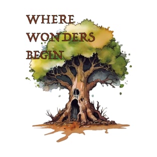 The tree where wonders begin T-Shirt