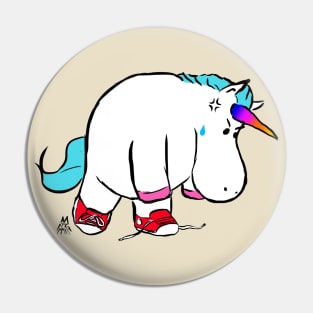 Marshmallow's Struggle Pin