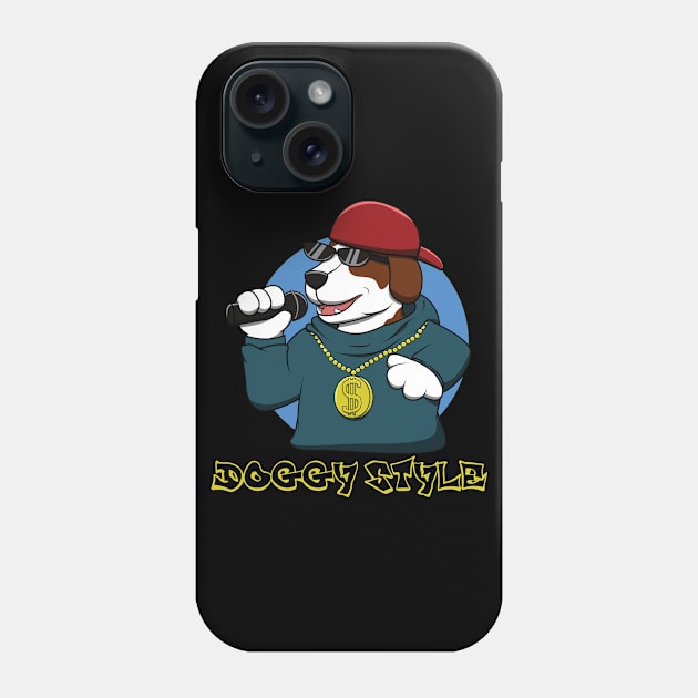 Dog Rap Funny Rapper Music Doggy Style Drawing Meme Phone Case by jkshirts