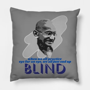 Mahatma Gandhi - Eye for an Eye Pillow