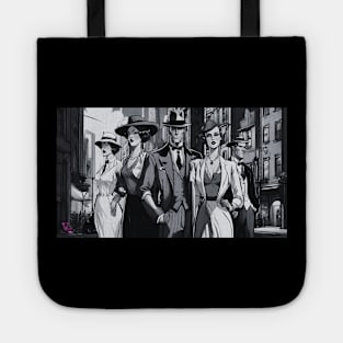 black and white movie Tote