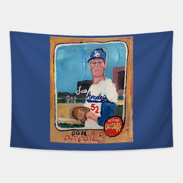 Don Drysdale Tapestry by ElSantosWorld