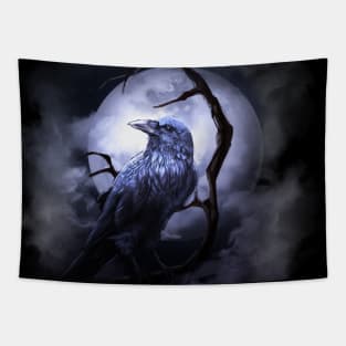 Midnight Raven Tapestry