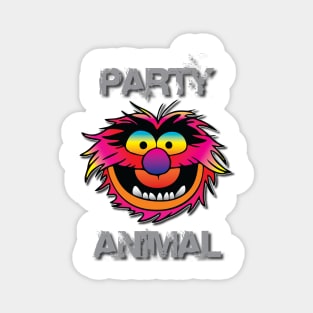 Party Animal Muppet - Grey Magnet