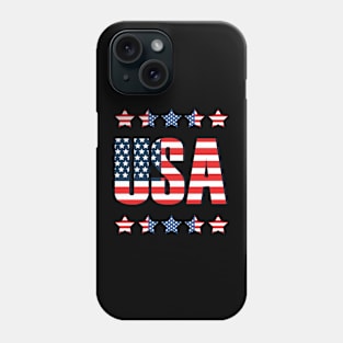 USA T-Shirt Phone Case