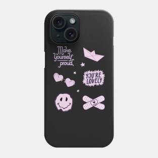 Light purple set Phone Case