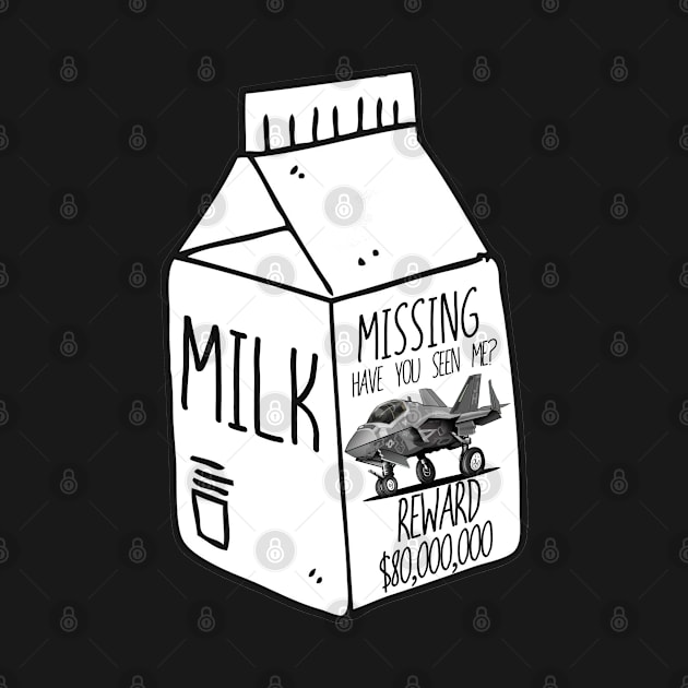 Missing F35 Milk Carton by BuzzBox