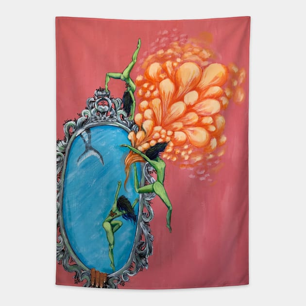 Dream Dance Painting Tapestry by GabriellaJulietaArt