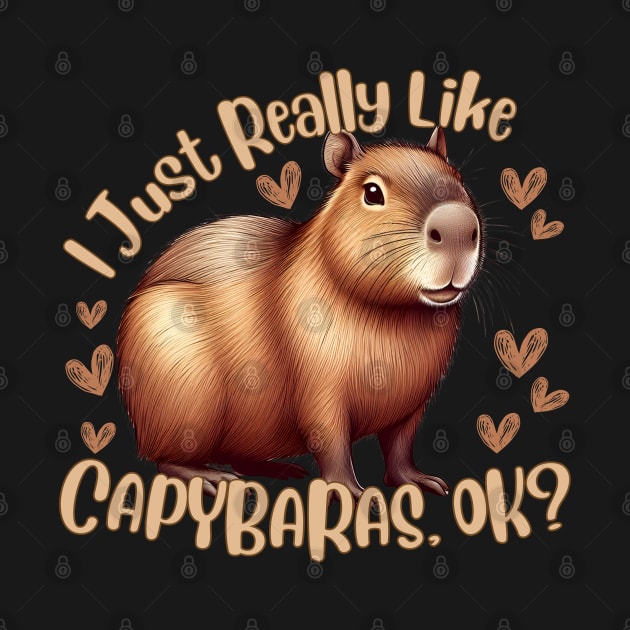 I Just Really Like Capybaras, Ok? by Annabelhut