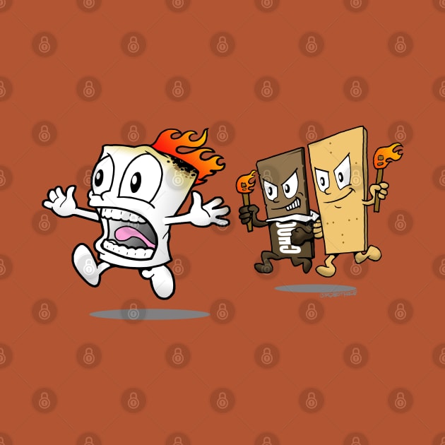 Funny Smores Chase by robotface