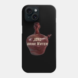 java drink water Phone Case