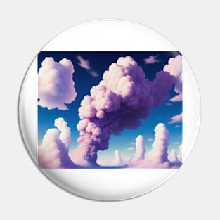 Cotton Clouds Pin