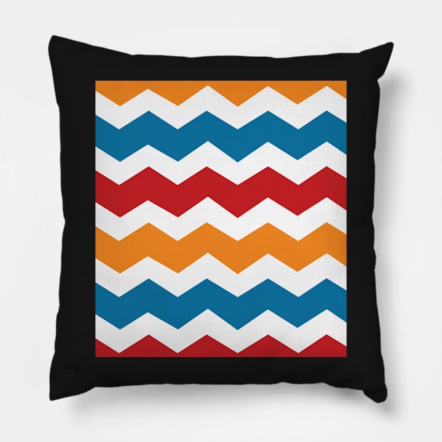 Charizard Chevron Pillow by HalamoDesigns