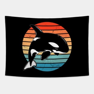 Cute orca killer whale Tapestry