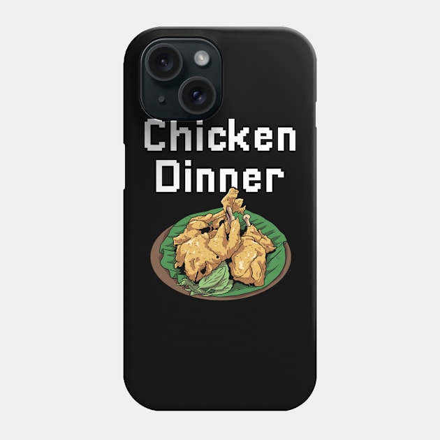 Chicken dinner foods Phone Case by Yafieg