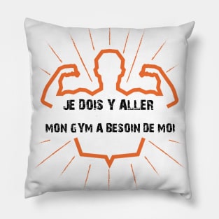 GYM T-shirt Pillow