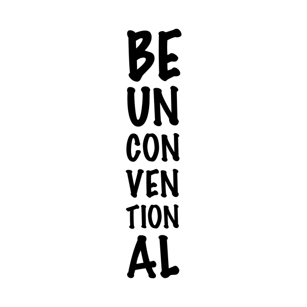 BE Unconventional (Light Bg) by AmeliaAndJP