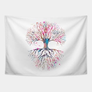 Tree of life watercolor painting 2 Tapestry