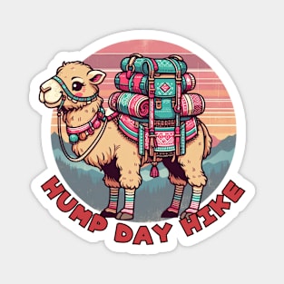 Hiking camel Magnet