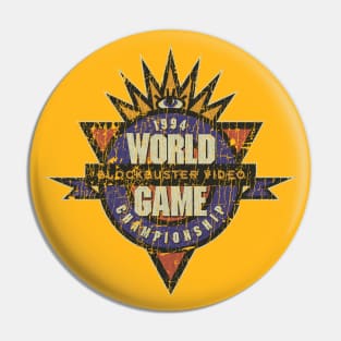 Blockbuster Video World Game Championship 1994 Pin