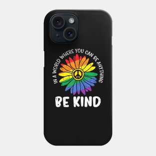 World  Daisy Peace Hippie Gay Pride LGBT Phone Case