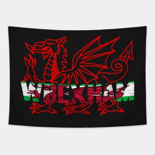 WREXHAM WELSH FLAG DRAIG GOCH II Tapestry