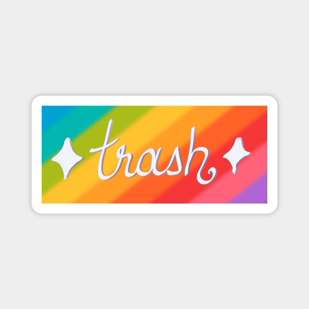 Gay trash Magnet by VibeDezigns