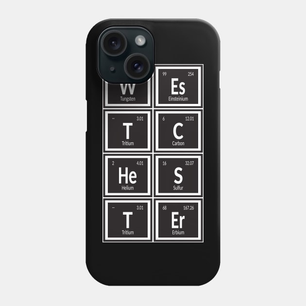 Westchester | Periodic Table Phone Case by Maozva-DSGN
