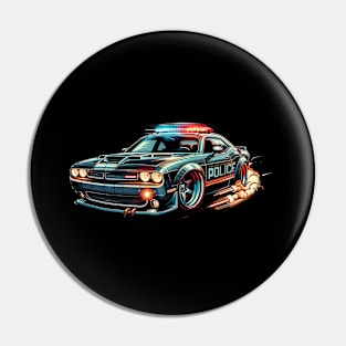 Police Cruiser Pin