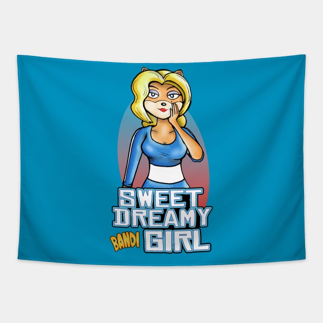 Isabella Sweet Dreamy Bandigirl Tapestry by WarioPunk