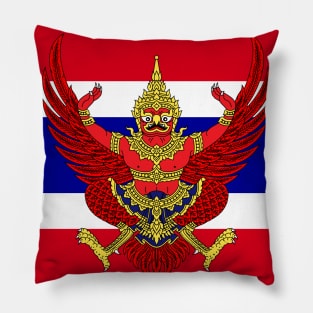 Thailand coat of arms flag Pillow