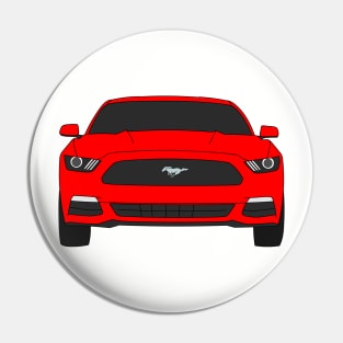 Ford Mustang Front End Race Red Pin