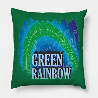 GREEN RAINBOW Pillow