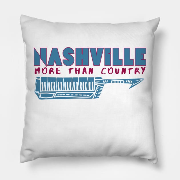 Nashville, More Than Country Pillow by Sloat