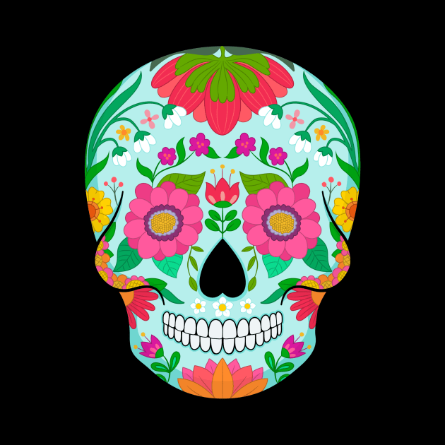 Sugar Skull Calavera by Pixelchicken